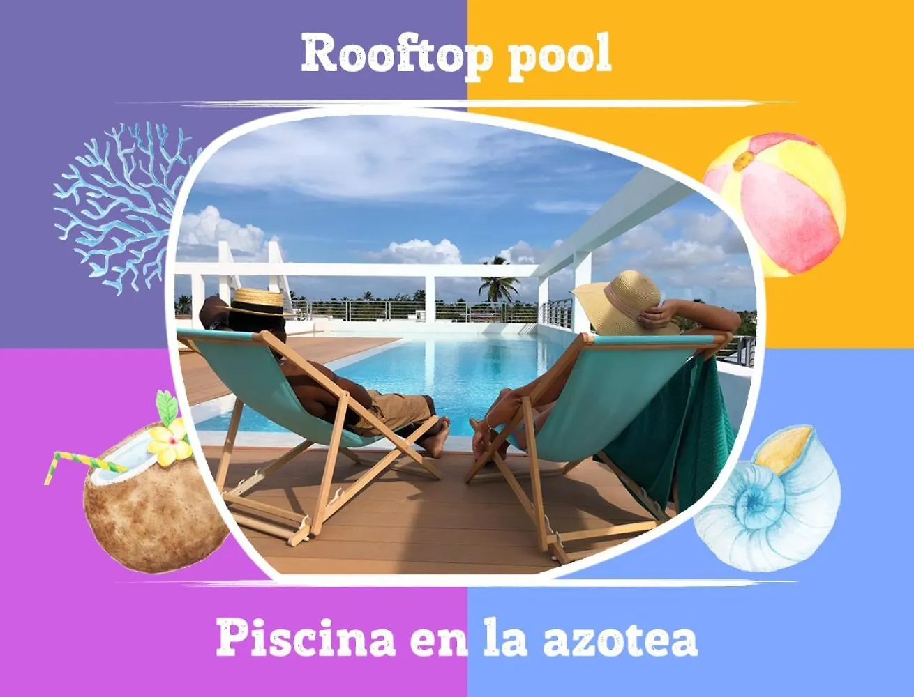 Hotel Ducassi Suites Rooms Beach Playa Bavaro Wifi Parking Rooftop Pool Spa & Beach Punta Cana